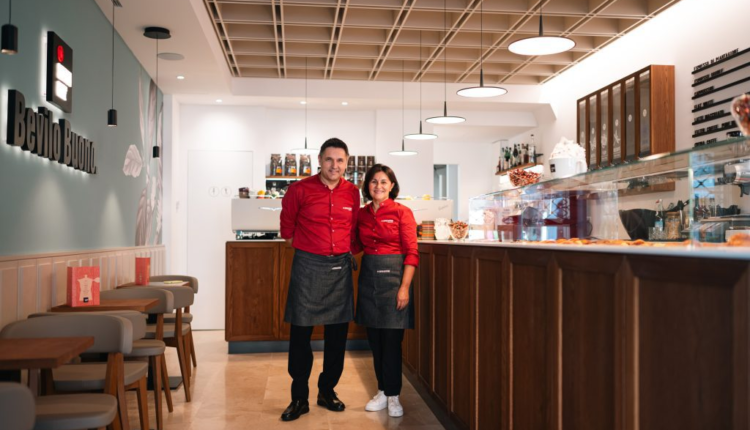 I responsabili della nuova Caffetteria Goppion in Piazza Ferretto a Mestre
