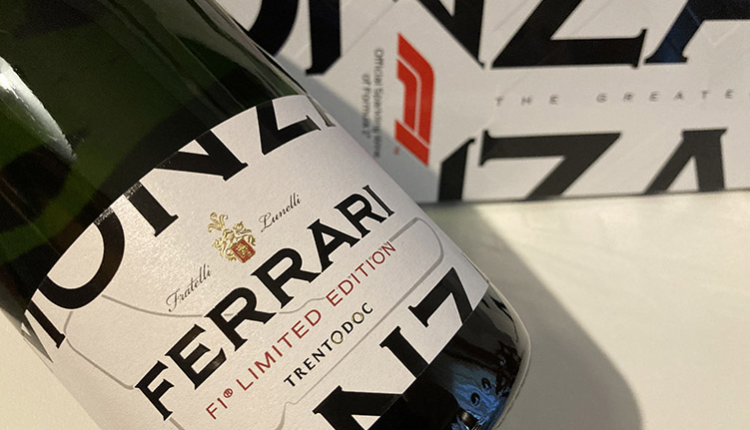 La bottiglia Ferrari Trentodoc Limited Edition di Monza da collezione
