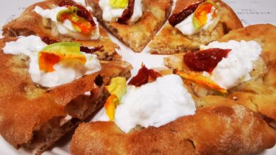 Pizza allo stoccafisso
